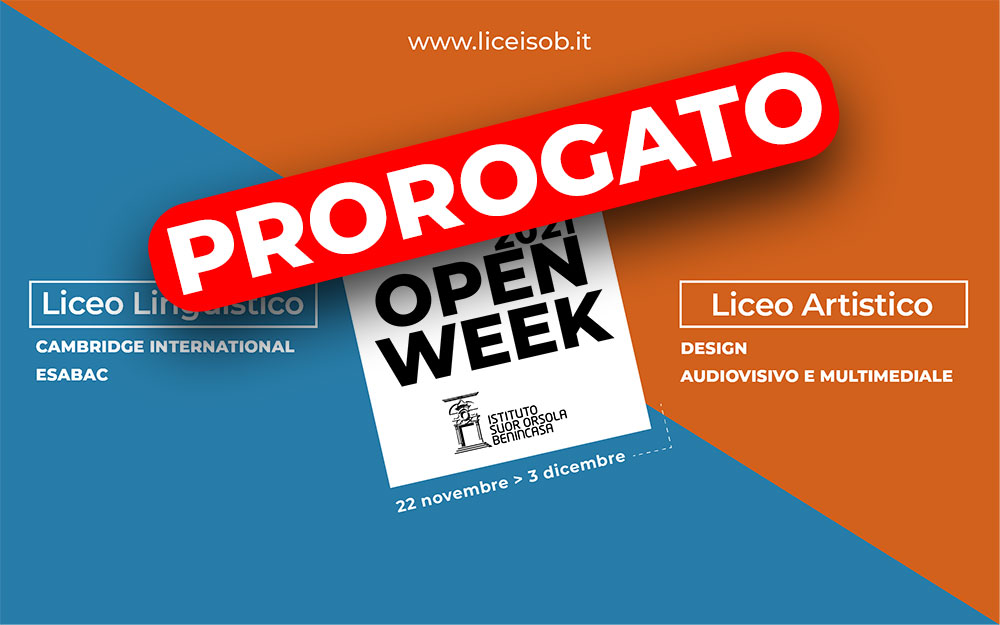 open week proroga