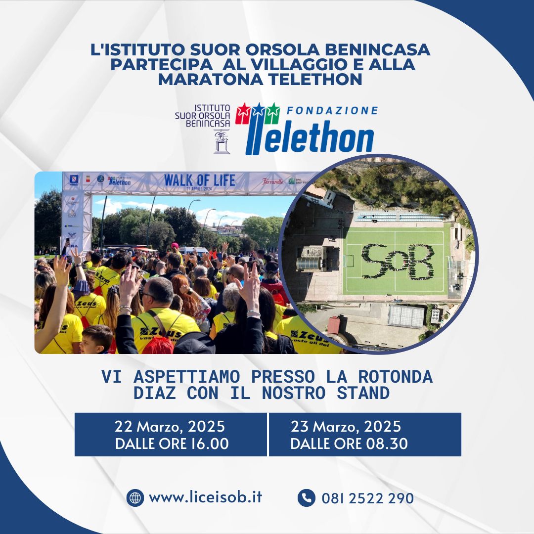 Licei SOB e Fondazione Telethon